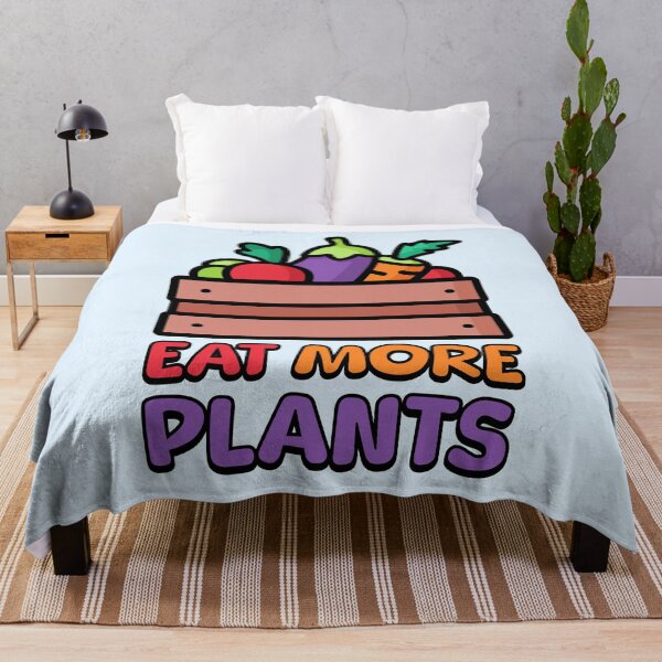Item preview, Eat More Plants! Colorful Vegetarian Cartoon designed and sold by PMCreative.