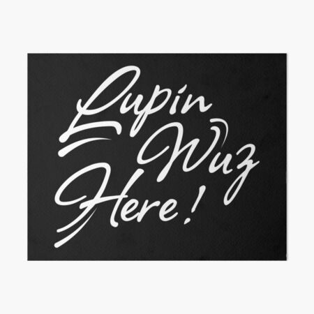 Item preview, Lupin Graffiti without drips (white) designed and sold by FattoAMano.