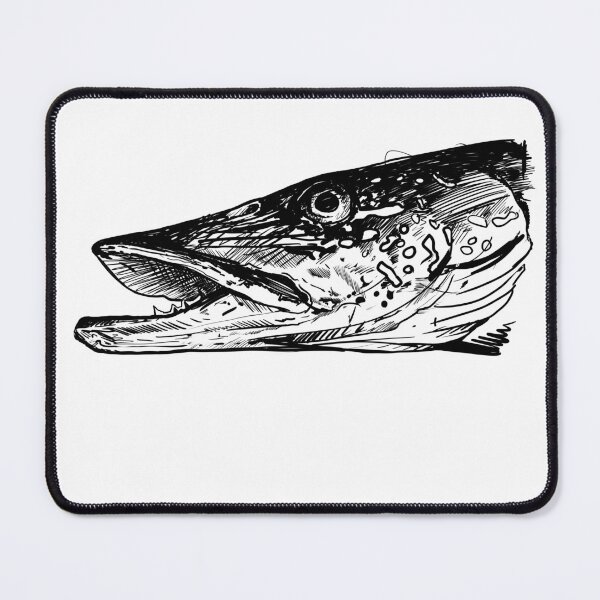 Item preview, Pike - pike fishing - favorite fish designed and sold by fruehmorgens.