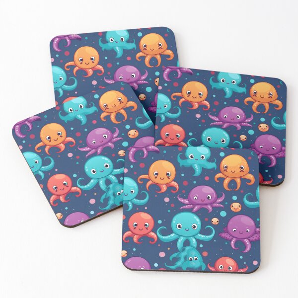 Item preview, Cute octopus pattern designed and sold by Rebelka.