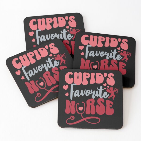 Item preview, CUPID'S FAVORITE Nurse: Caring Healer Valentine's Tee designed and sold by NexaArts.