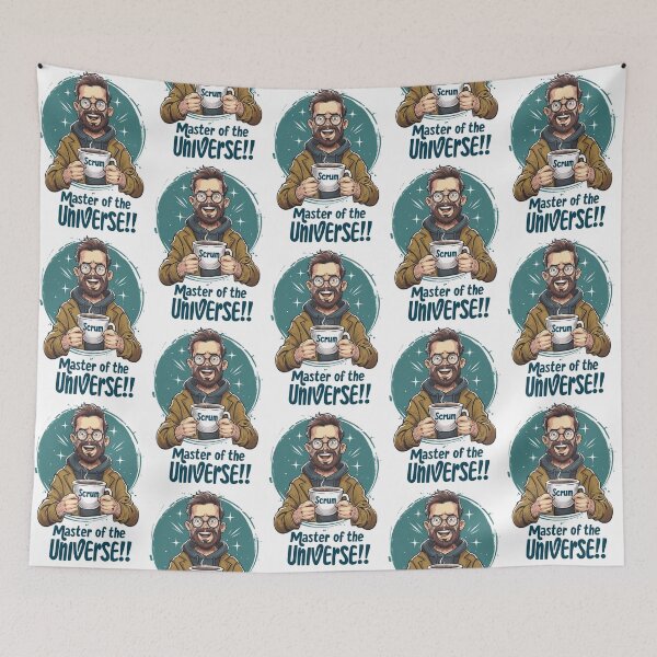 Item preview, Scrum master of the universe designed and sold by BurpeesEvery.