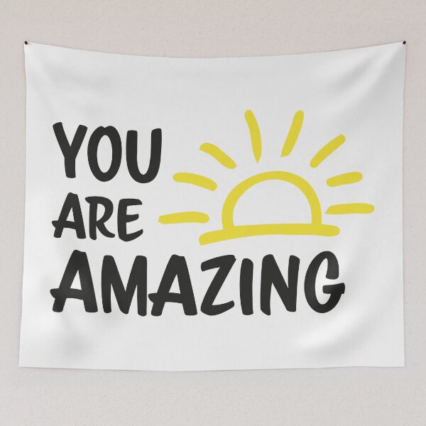 Item preview, You are amazing. Motivating quote with positive affirmation.  designed and sold by NataliaVVV.