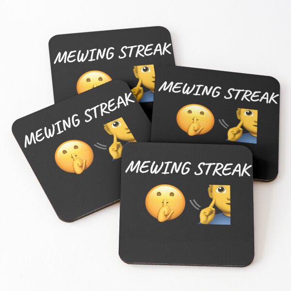 Item preview, Mewing Streak meme designed and sold by JurenArt.