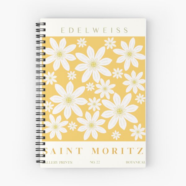 Item preview, Saint Moritz Edelweiss Flower Market Art designed and sold by InkAndViolets.