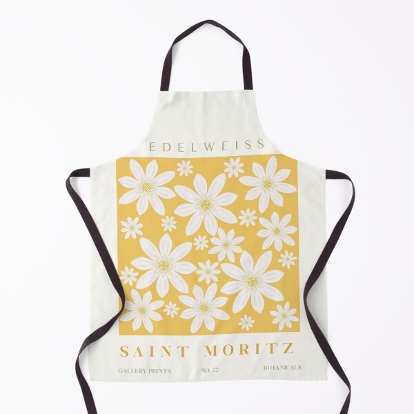 Item preview, Saint Moritz Edelweiss Flower Market Art designed and sold by InkAndViolets.