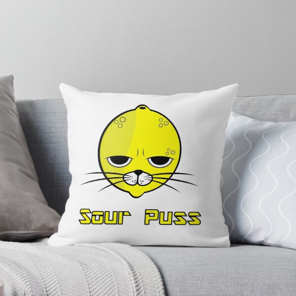 Item preview, Sour Puss - The Lemon Cat designed and sold by SQ Tees.