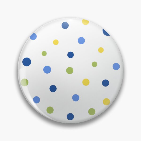 Artikelvorschau, Konfetti-Polk Dot in Blau und Grün auf schwarzem Whimsy Dot entworfen und verkauft von LoreliDesigns.