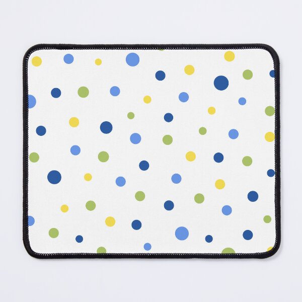 Item preview, Confetti Polk Dot in Blue & Green on Black Whimsy Dot designed and sold by LoreliDesigns.
