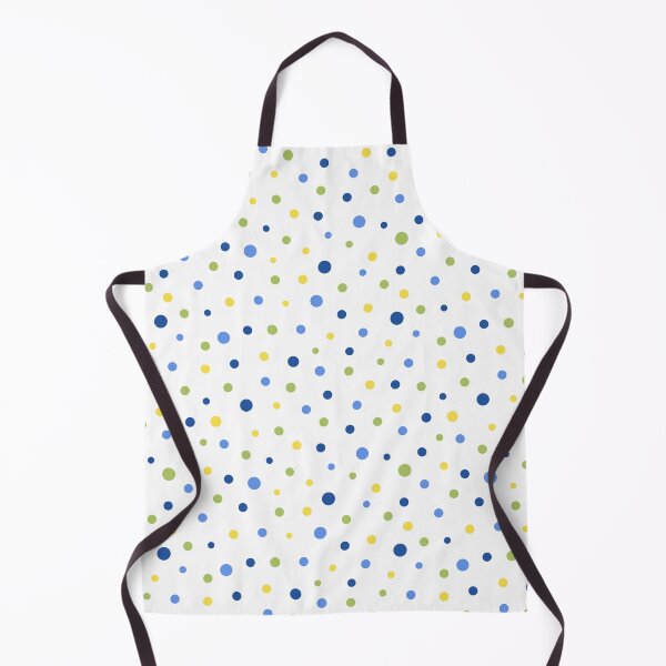 Item preview, Confetti Polk Dot in Blue & Green on Black Whimsy Dot designed and sold by LoreliDesigns.