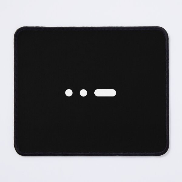 Item preview, Letter U in White Learn Morse Code Alphabet designed and sold by AnnSign.