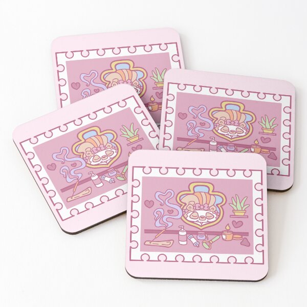 Item preview, Selfcare Squirrel Stamp designed and sold by Astraldew.