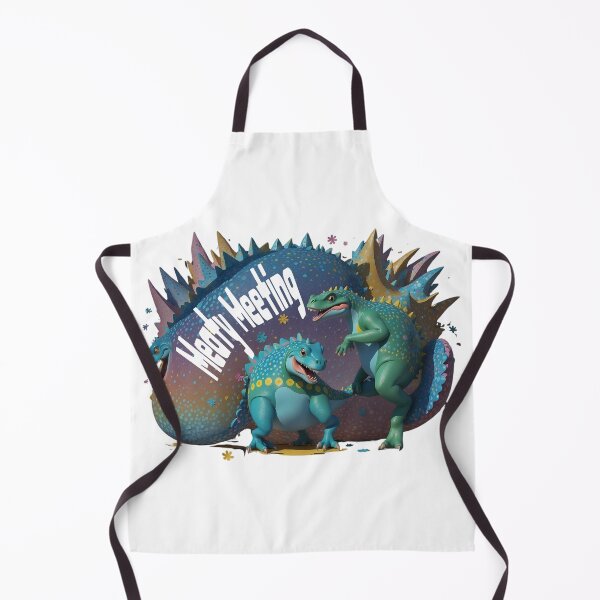 Item preview, Dinosaur Meaty Meeting friends, gift for friends designed and sold by RoseAIArtRhythm.