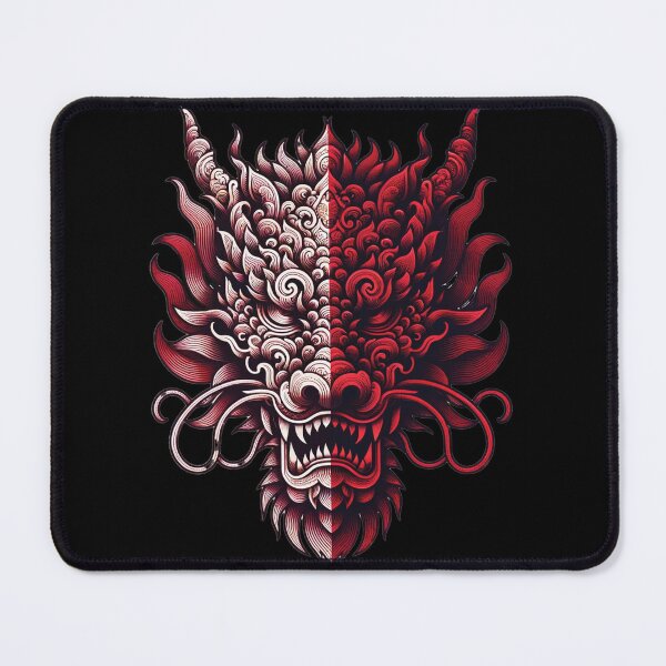 Item preview, Crimson Mystique: Half-Toned Chinese Dragon designed and sold by MachineDesigned.