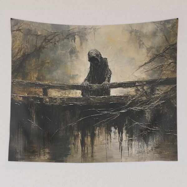 Item preview, Middle Ages Painting: Horrifying Medieval Ghost designed and sold by Fantasy Masterpiece.