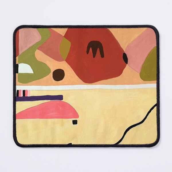 Item preview, abstract in yellow and brown designed and sold by Tereza Pilar Art.