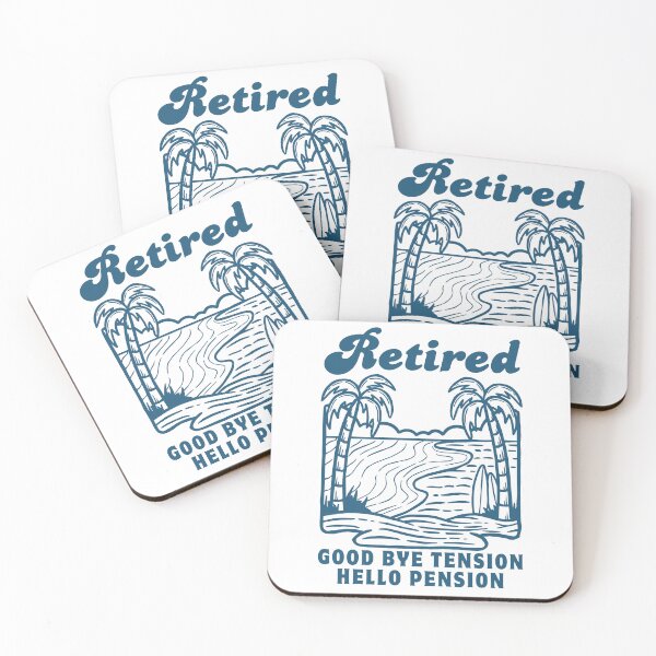 Item preview, Retired good bye Tension hello Pension funny Retirement  designed and sold by BelkaMed.