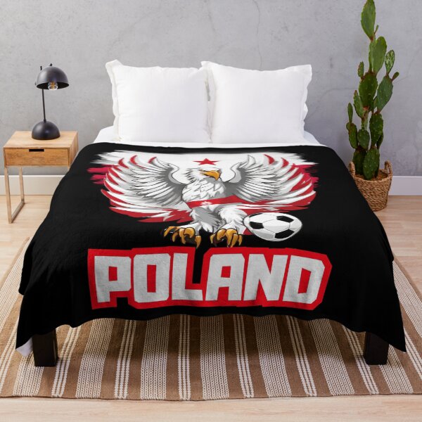 Item preview, white eagle football, soccer, gift for a fan, Poland designed and sold by GroonSpace.