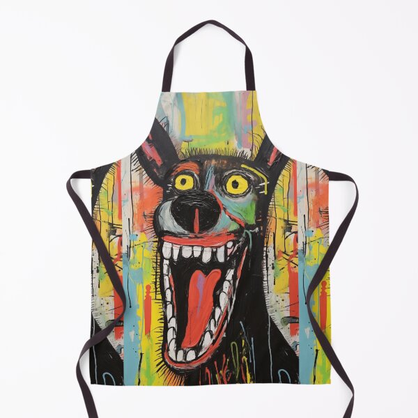 Artikelvorschau, Bellender Hund Art Brut Gemälde entworfen und verkauft von sheprint.