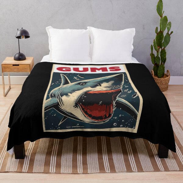Item preview, Toothless Grin - Humorous Shark Illustration designed and sold by Sir Meow Meow.