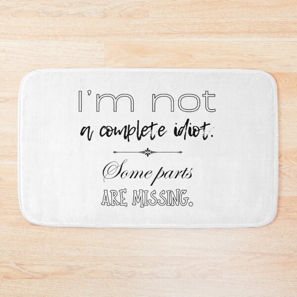 Item preview, I'm not a complete idiot. Some parts are missing. designed and sold by UnCoverDesign.