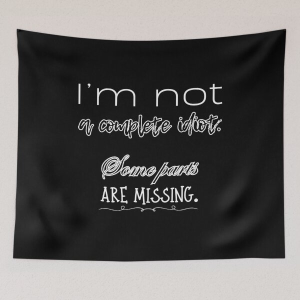 Item preview, I'm not a complete idiot. Some parts are missing. designed and sold by UnCoverDesign.