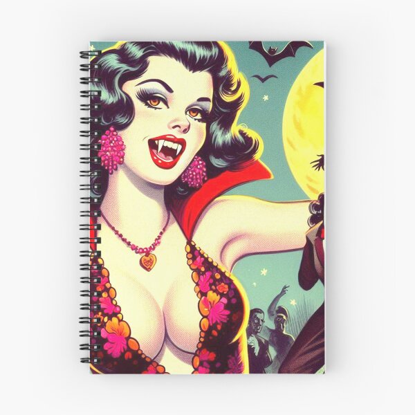 Item preview, Vintage Vampire Girl designed and sold by PulpVintage.