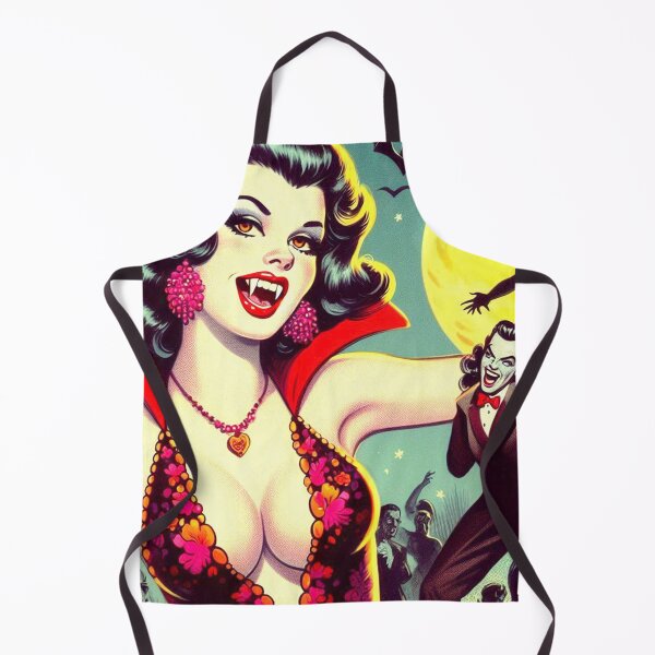 Item preview, Vintage Vampire Girl designed and sold by PulpVintage.