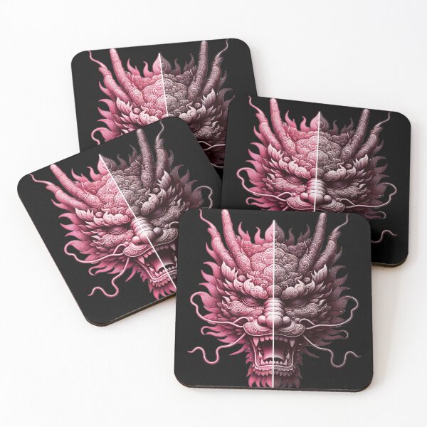 Item preview, Split Serenity: Chinese Dragon in Dual Tones designed and sold by MachineDesigned.