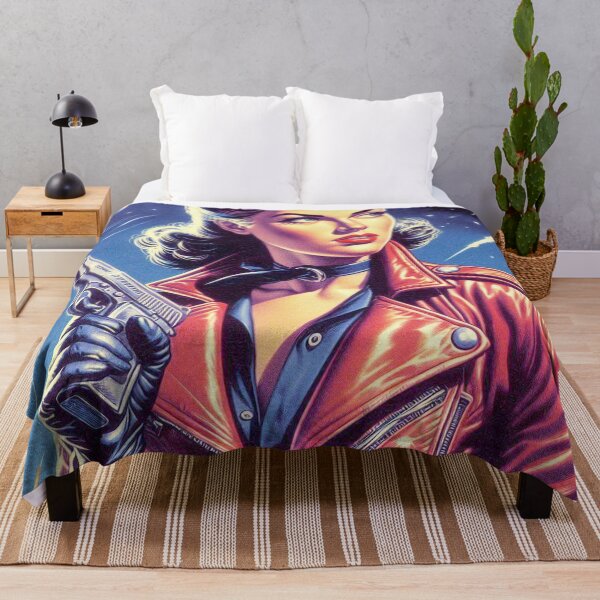 Item preview, Retro Pulp Sci Fi Girl designed and sold by PulpVintage.