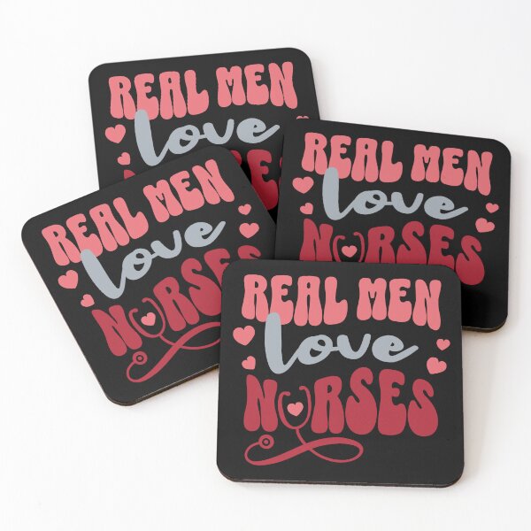 Item preview, Real men love Nurses: Masculine Tribute to Nurses  designed and sold by NexaArts.