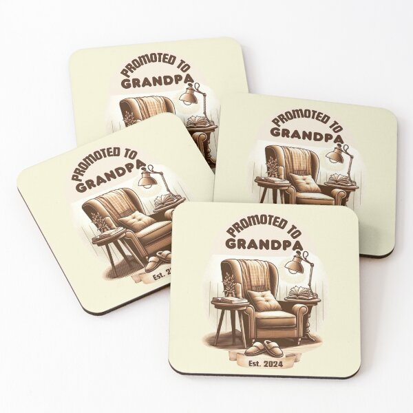 Item preview, Promoted to Grandpa Est 2024 designed and sold by Chaput Store.