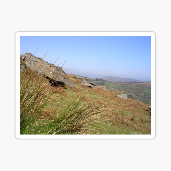 Item preview, View Over Dartmoor From Houndtor designed and sold by lezvee.
