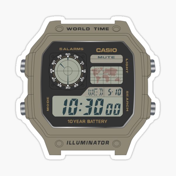 Item preview, FDE Tactical Casio AE1200 Concept designed and sold by RadDadArt.