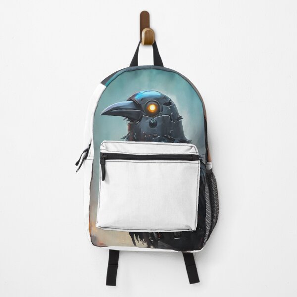 Item preview, Cyberpunk Crow: A Unique Blend of Nature and Technology designed and sold by techiwebicodi.