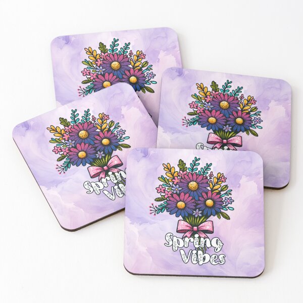 Item preview, Spring Vibes, Flowers in Bisexual Flag Colors designed and sold by Savchuk-Vova.