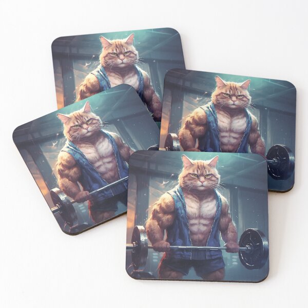 Item preview, Swole Lifting Cat designed and sold by TBDesigns.