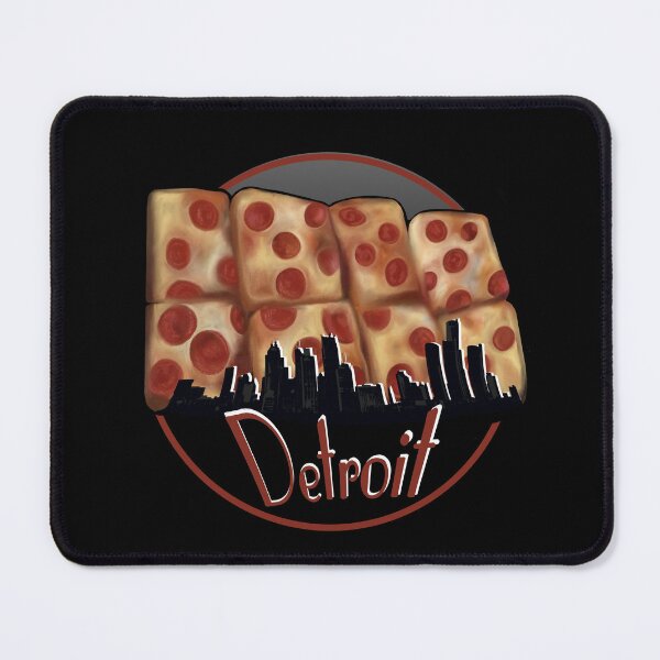 Item preview, Detroit style pizza with skyline designed and sold by Tirish56.