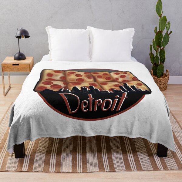 Item preview, Detroit style pizza with skyline designed and sold by Tirish56.