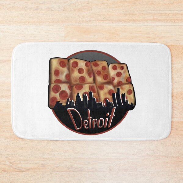 Item preview, Detroit style pizza with skyline designed and sold by Tirish56.