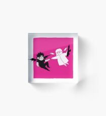 Devilman Crybaby Chibi The Creation of Adam Acrylic Block