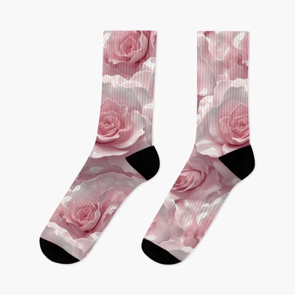 Item preview, 3D Light Pink Roses Seamless Pattern for Valentine's Day designed and sold by Apkdesigner.