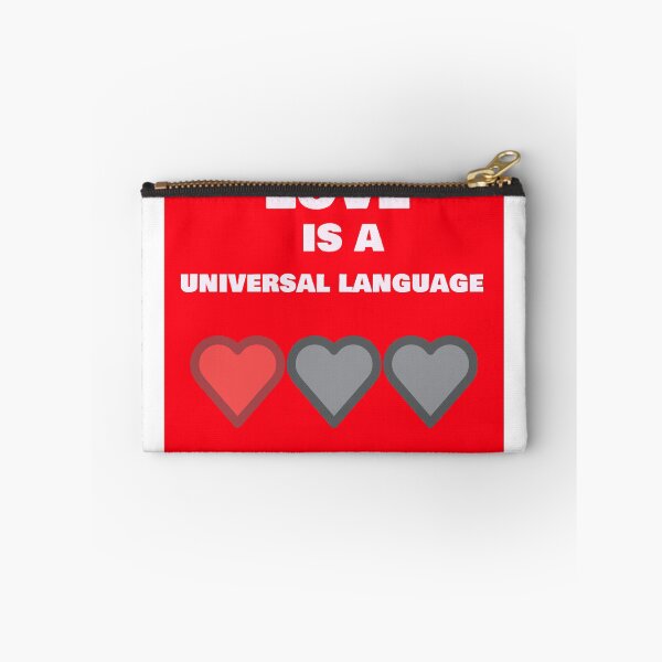 Item preview, Love is a universal language designed and sold by DefinedDesigns.