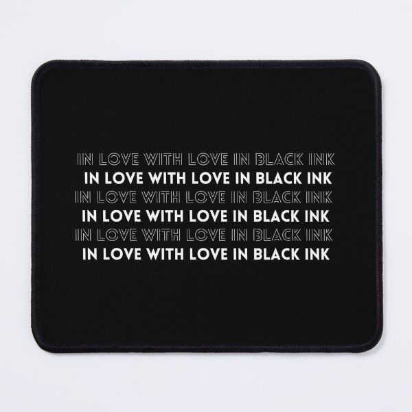 Item preview, "In love with love in black ink" romance book kindle sticker designed and sold by RomanceVibes.