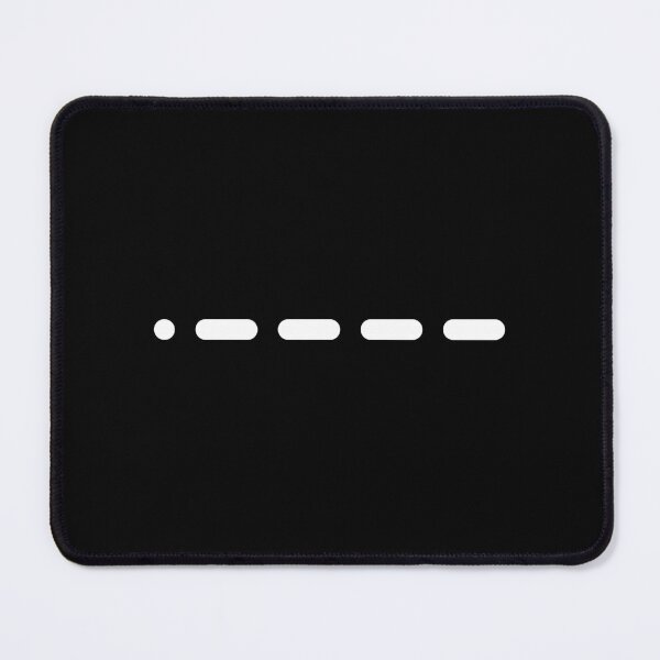 Item preview, Number 1 in White Learn Morse Code Alphabet designed and sold by AnnSign.