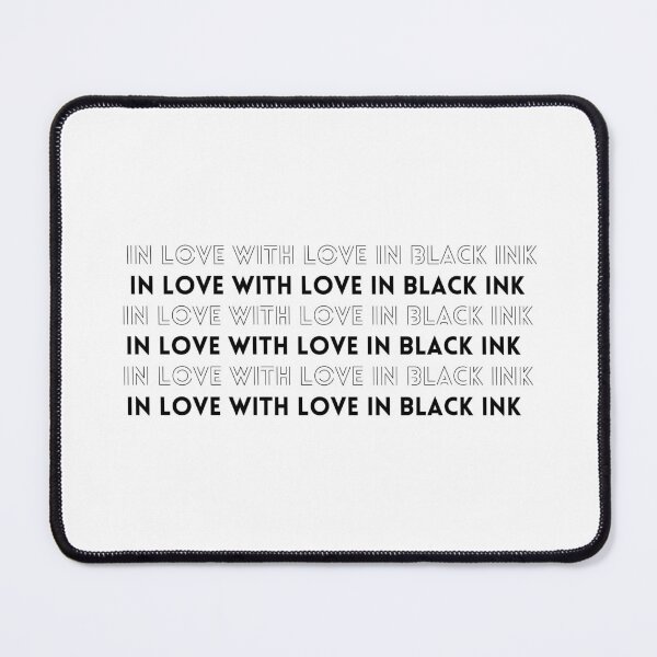 Item preview, "In love with love in black ink" romance book kindle sticker designed and sold by RomanceVibes.