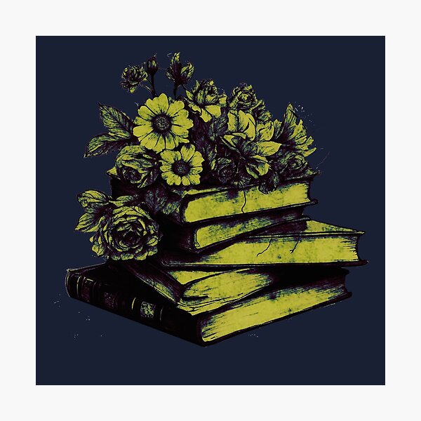 Item preview, Books and flowers designed and sold by kinpirks.