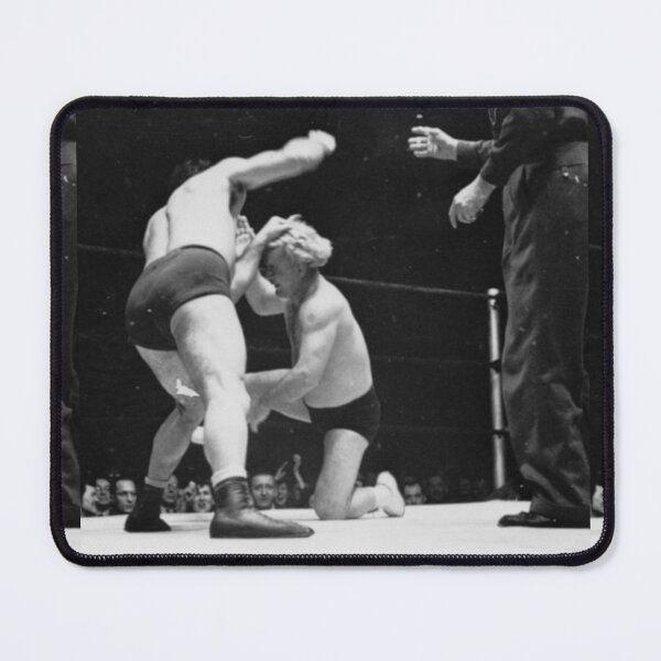 Item preview, Gorgeous George Wrestling Match Low Blow Black and White designed and sold by kylmllr101684.