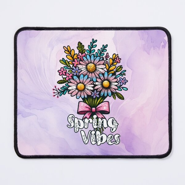 Item preview, Spring Vibes, Flowers in Transgender Flag Colors designed and sold by Savchuk-Vova.