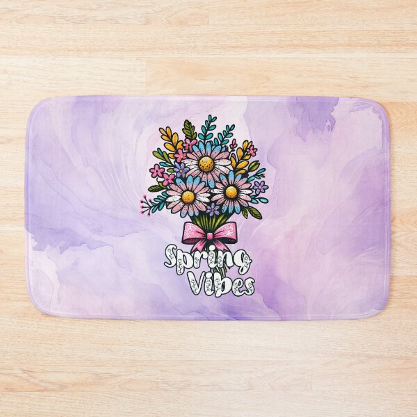 Item preview, Spring Vibes, Flowers in Transgender Flag Colors designed and sold by Savchuk-Vova.